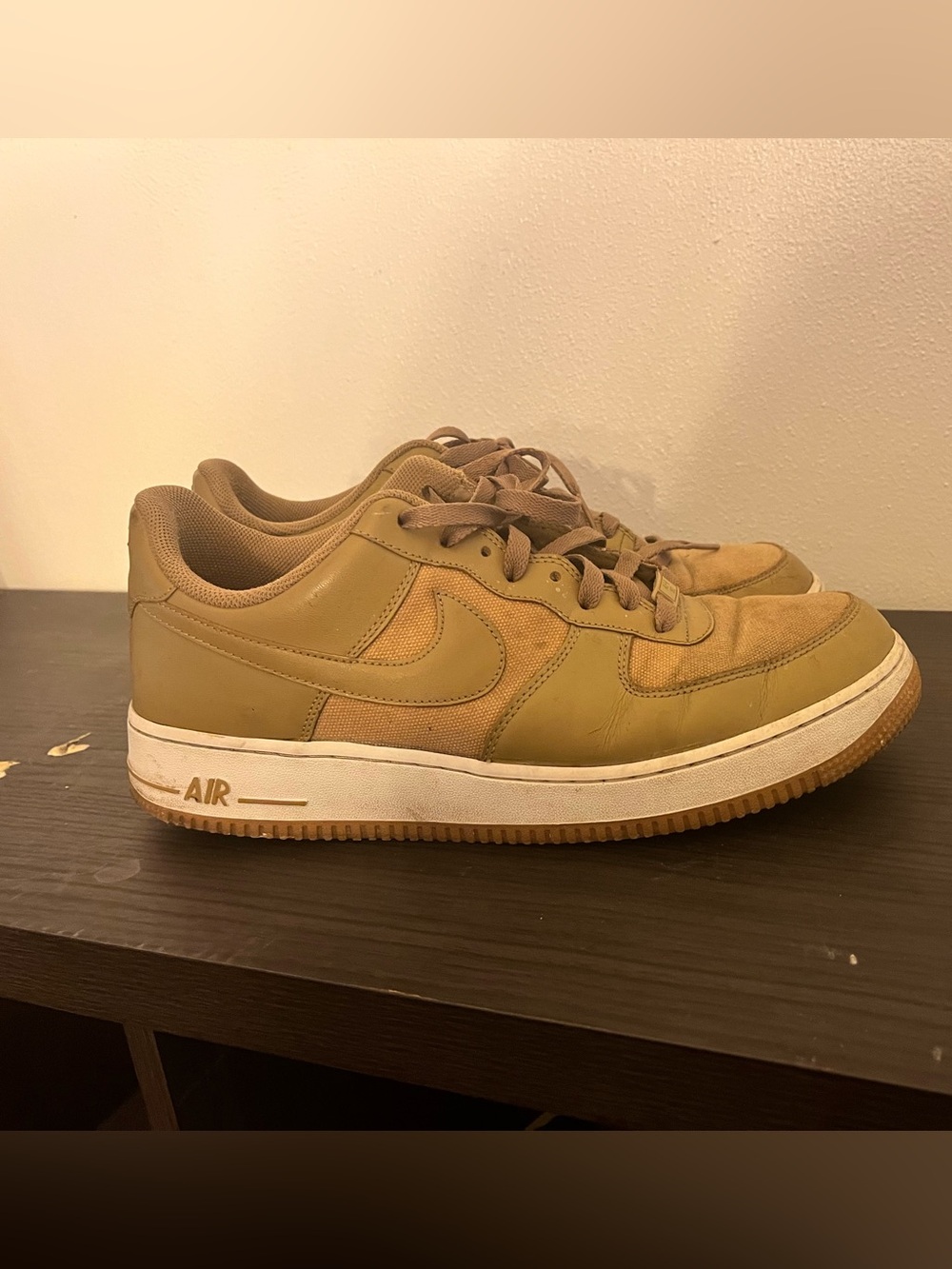 Nike Men’s Tan/Olive AF1